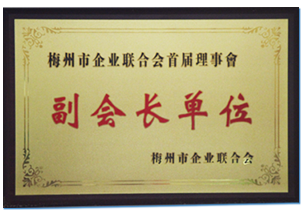 梅州市企业联合会首届理事会副会长单位